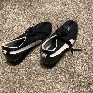 PUMA eco ortholite black and white heeled shoes.